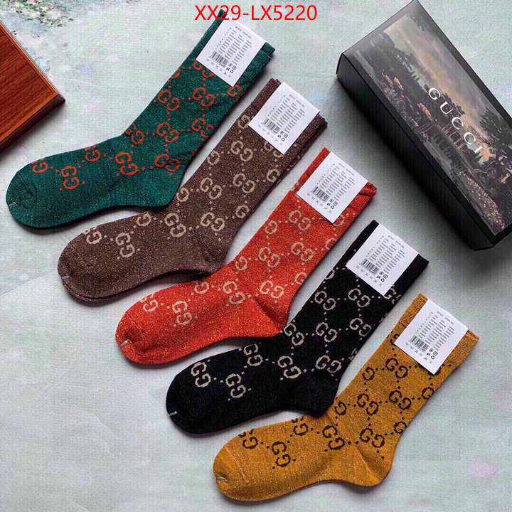 Sock-Gucci supplier in china ID: LX5220 $: 29USD