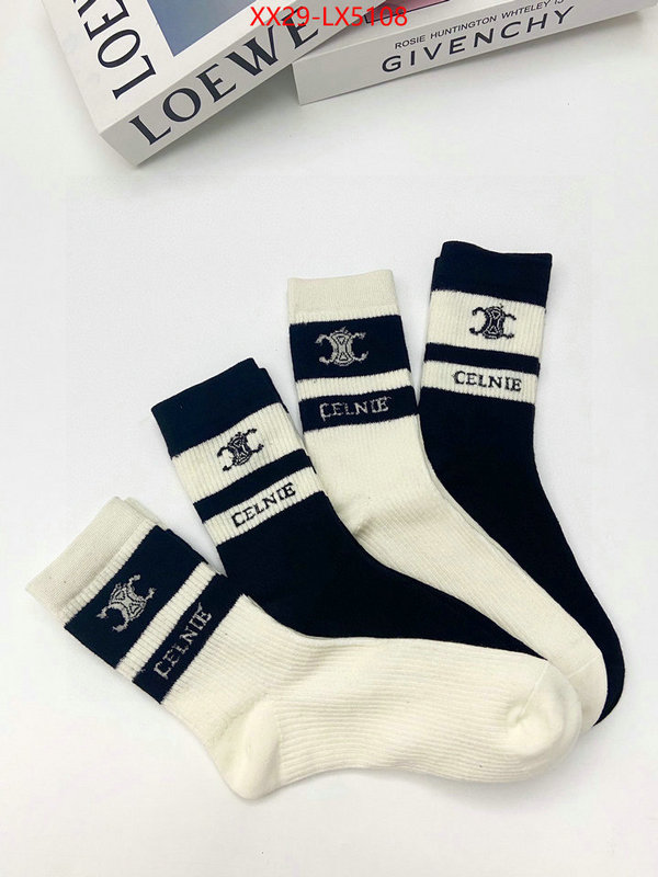 Sock-CELINE aaaaa+ class replica ID: LX5108 $: 29USD