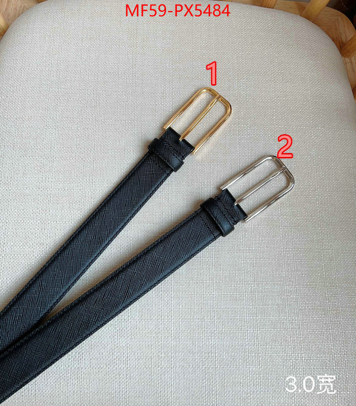 Belts-Prada buy luxury 2024 ID: PX5484 $: 59USD