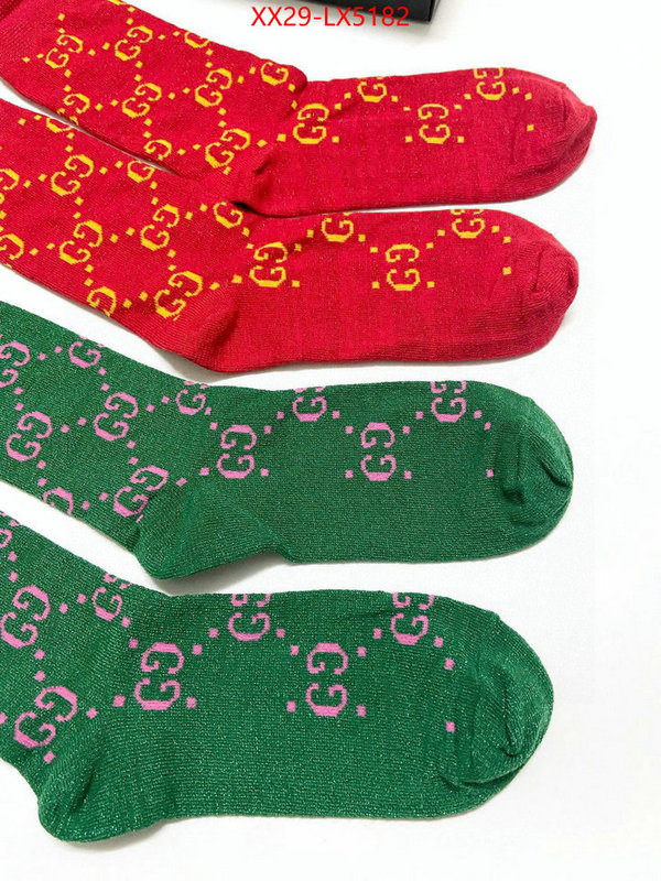 Sock-Gucci replica designer ID: LX5182 $: 29USD