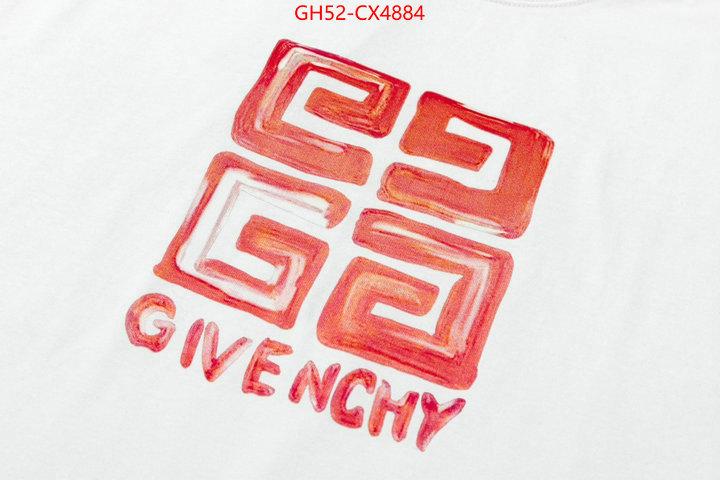 Clothing-Givenchy top quality fake ID: CX4884 $: 52USD