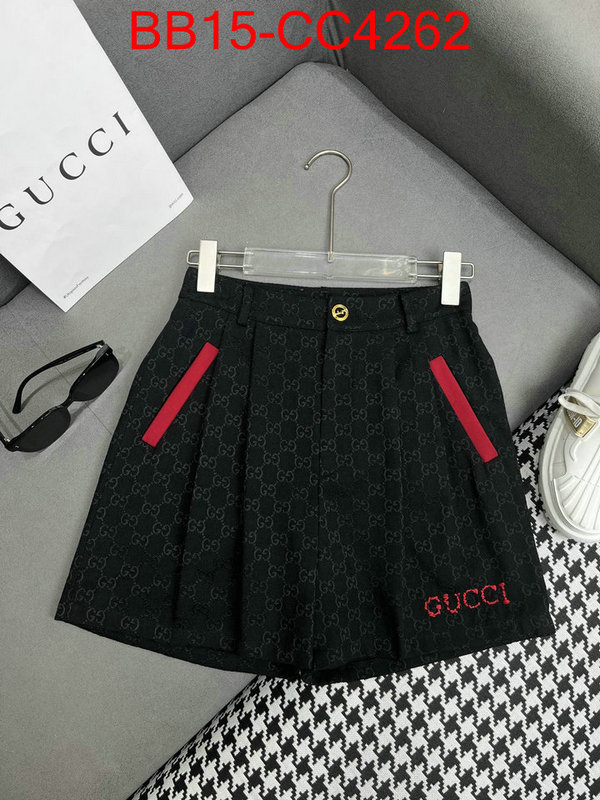 Clothing-Gucci copy aaaaa ID: CC4262 $: 15USD