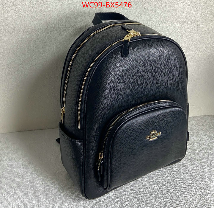 Coach Bags(4A)-Backpack- best replica 1:1 ID: BX5476 $: 99USD,