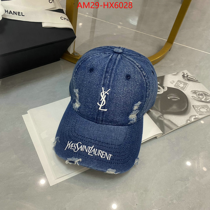Cap (Hat)-YSL aaaaa+ quality replica ID: HX6028 $: 29USD