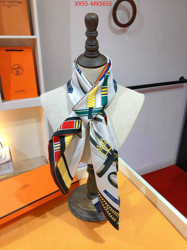 Scarf-Hermes designer fake ID: MX5655 $: 55USD