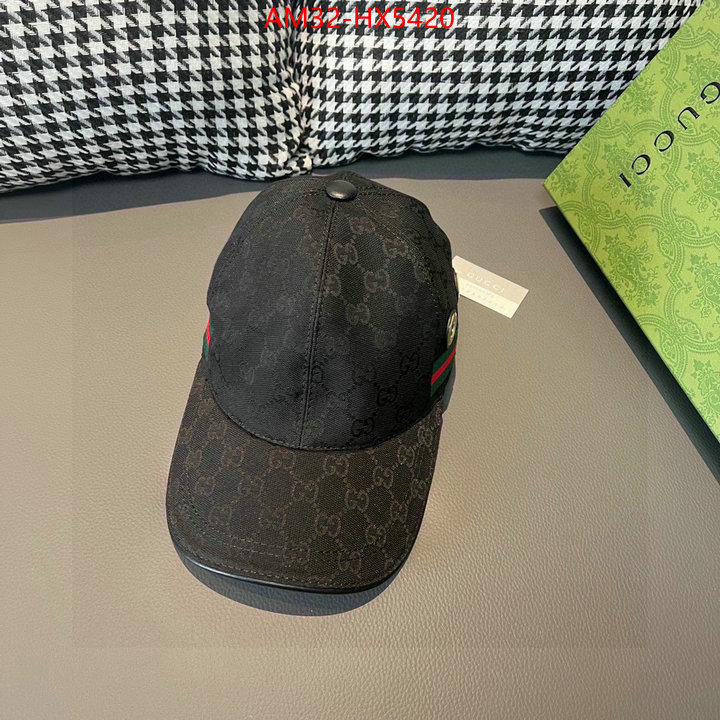 Cap(Hat)-Gucci 1:1 replica ID: HX5420 $: 32USD