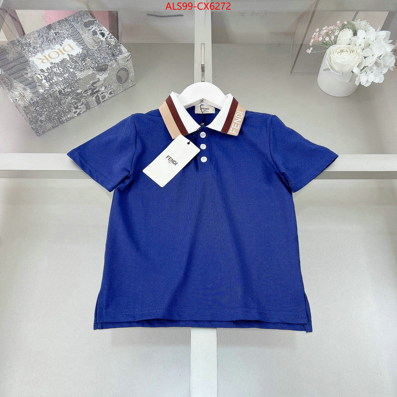 Kids clothing-Fendi top 1:1 replica ID: CX6272 $: 99USD