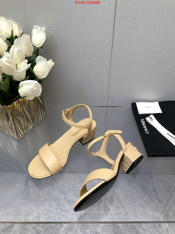 Women Shoes-Chanel good quality replica ID: SX5886 $: 105USD