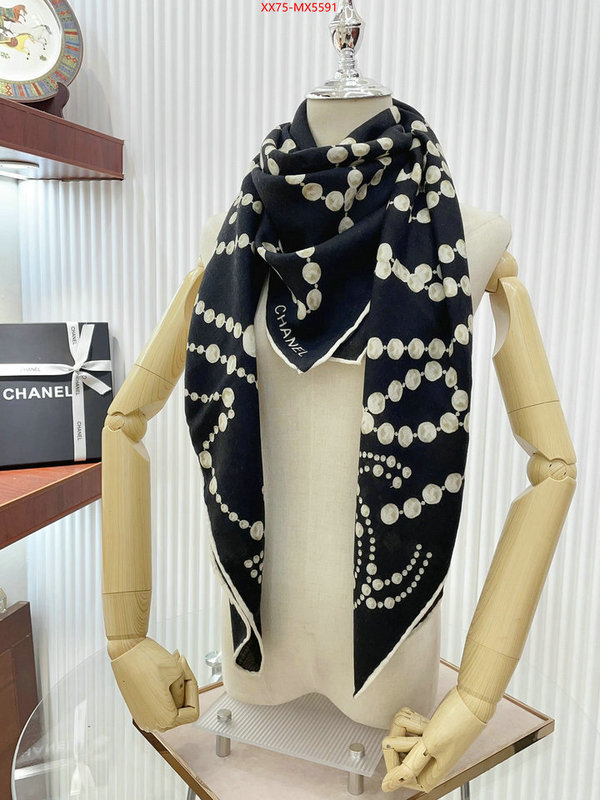 Scarf-Chanel top perfect fake ID: MX5591 $: 75USD