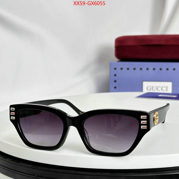 Glasses-Gucci wholesale replica shop ID: GX6055 $: 59USD