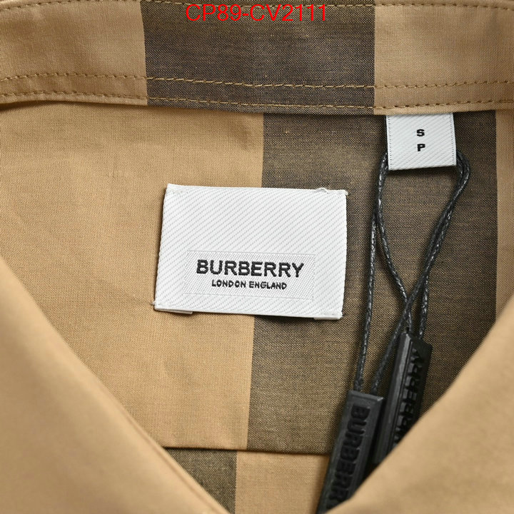 Clothing-Burberry replicas buy special ID: CV2111 $: 89USD