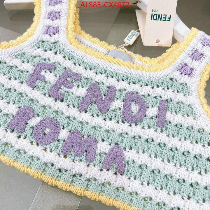 Kids clothing-Fendi store ID: CX4672 $: 85USD