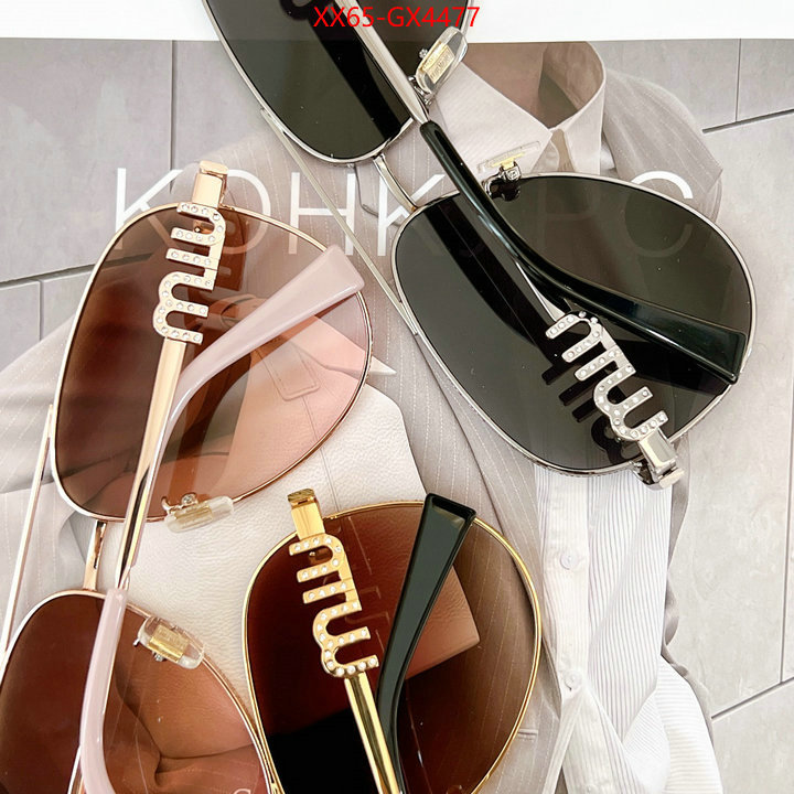 Glasses-Miu Miu what 1:1 replica ID: GX4477 $: 65USD