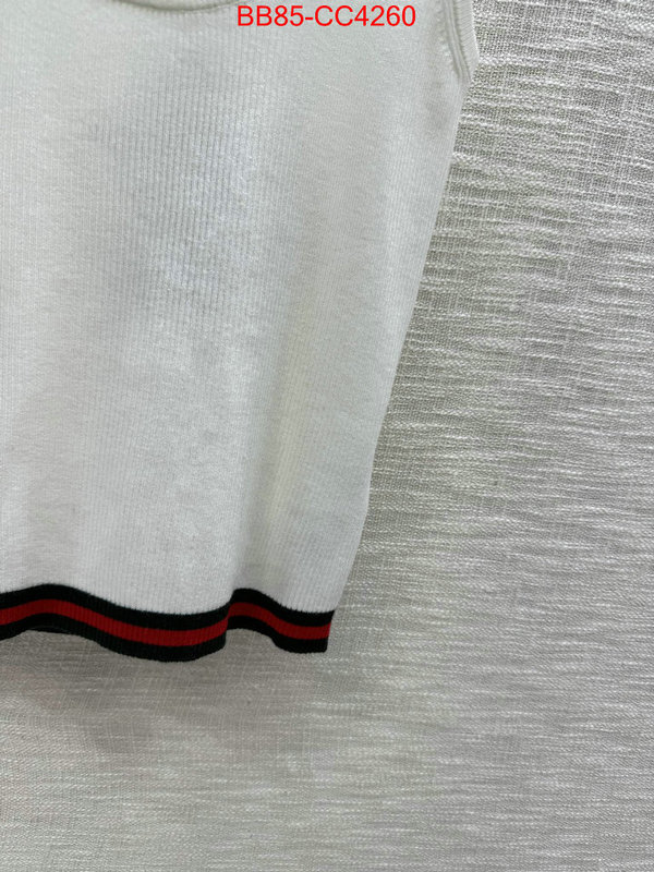 Clothing-Gucci what 1:1 replica ID: CC4260 $: 85USD