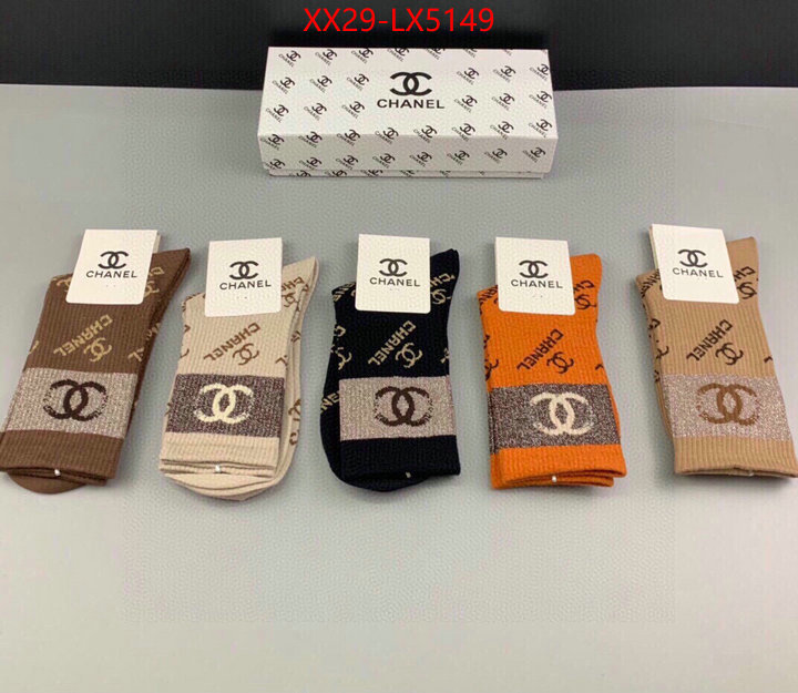 Sock-Chanel wholesale ID: LX5149 $: 29USD