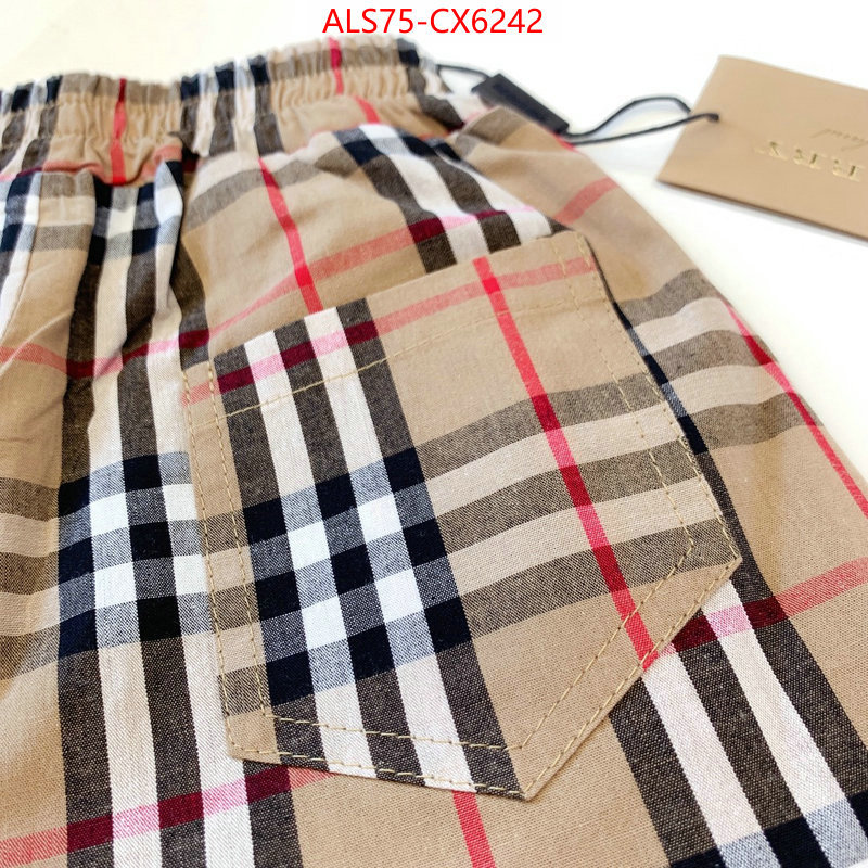 Kids clothing-Burberry replica 1:1 high quality ID: CX6242 $: 75USD