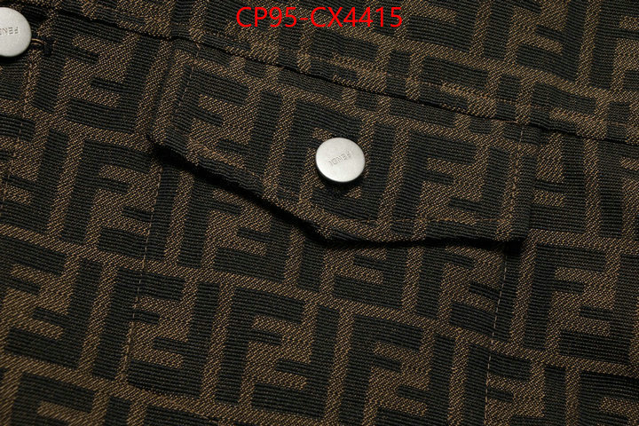 Clothing-Fendi replica wholesale ID: CX4415 $: 95USD