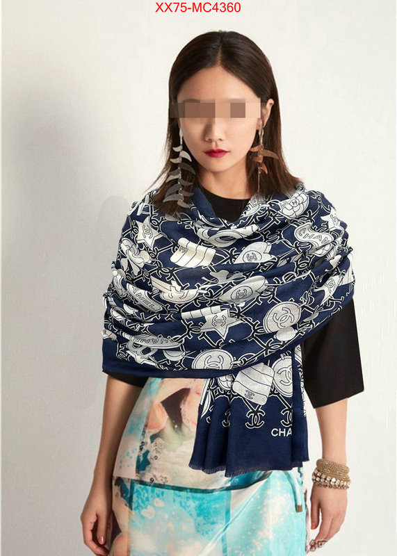 Scarf-Chanel designer replica ID: MC4360 $: 75USD