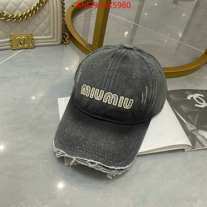 Cap(Hat)-Miu Miu where quality designer replica ID: HX5980 $: 29USD