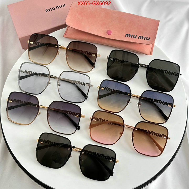 Glasses-Miu Miu can i buy replica ID: GX6092 $: 65USD