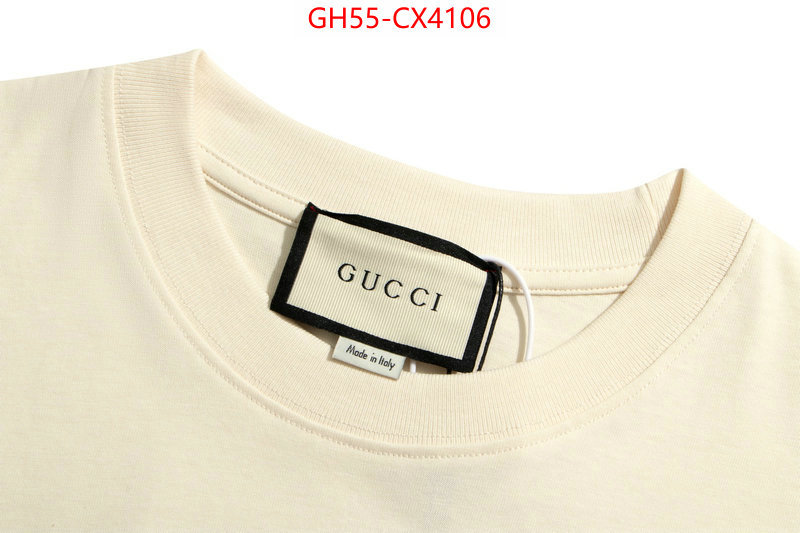 Clothing-Gucci at cheap price ID: CX4106 $: 55USD