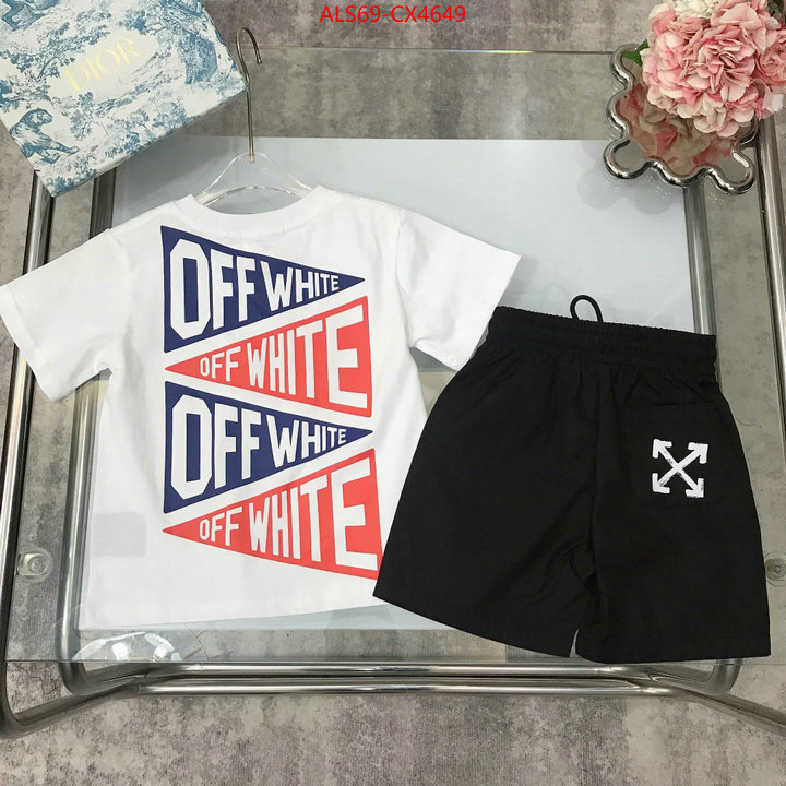 Kids clothing-OffWhite replica 2024 perfect luxury ID: CX4649 $: 69USD