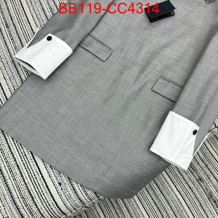 Clothing-Prada replica 1:1 high quality ID: CC4314 $: 119USD