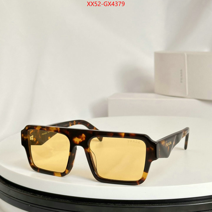 Glasses-Prada replcia cheap ID: GX4379 $: 52USD