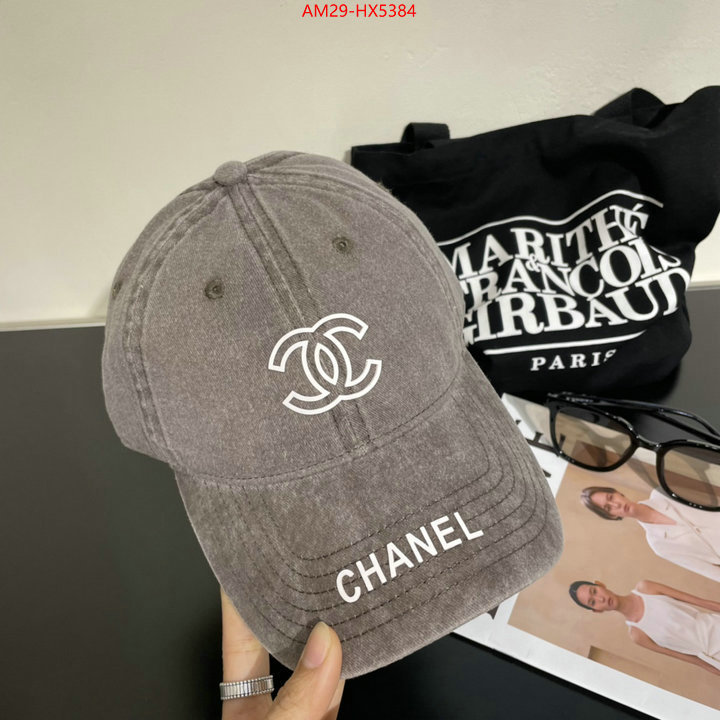 Cap (Hat)-Chanel luxury fashion replica designers ID: HX5384 $: 29USD