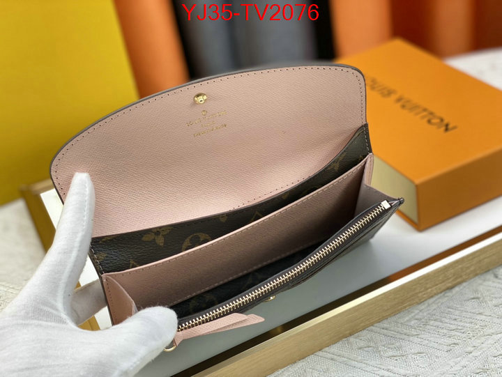 LV Bags(4A)-Wallet what is a counter quality ID: TV2076 $: 35USD,