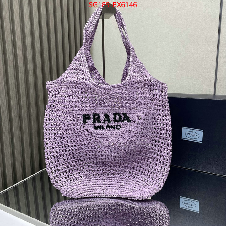 Prada Bags (TOP)-Handbag- we curate the best ID: BX6146 $: 189USD,