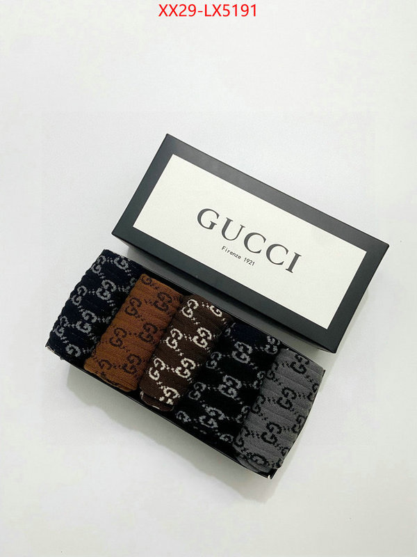 Sock-Gucci every designer ID: LX5191 $: 29USD