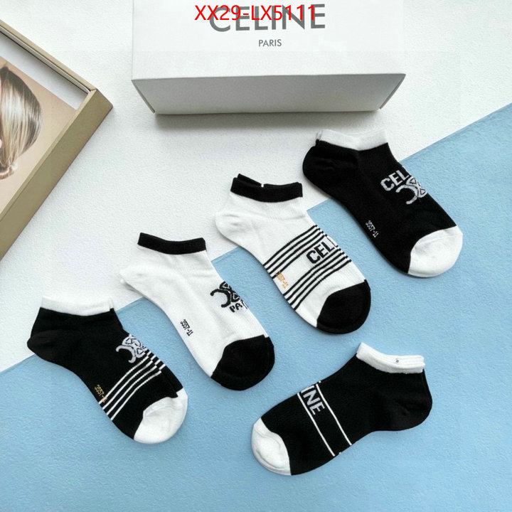 Sock-CELINE where to buy replicas ID: LX5111 $: 29USD