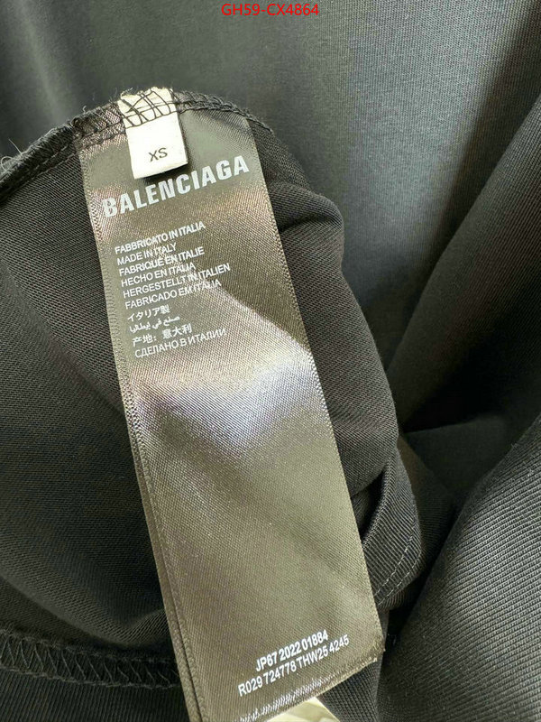 Clothing-Balenciaga outlet 1:1 replica ID: CX4864 $: 59USD