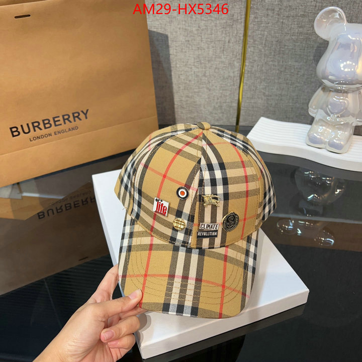 Cap(Hat)-Burberry high quality replica designer ID: HX5346 $: 29USD