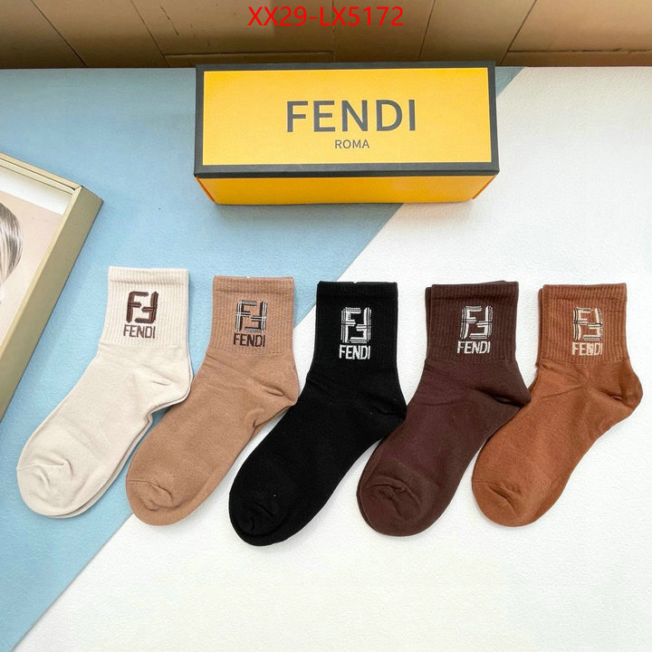 Sock-Fendi found replica ID: LX5172 $: 29USD