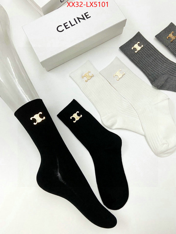 Sock-CELINE online sale ID: LX5101 $: 32USD