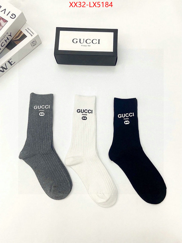 Sock-Gucci aaaaa replica ID: LX5184 $: 32USD