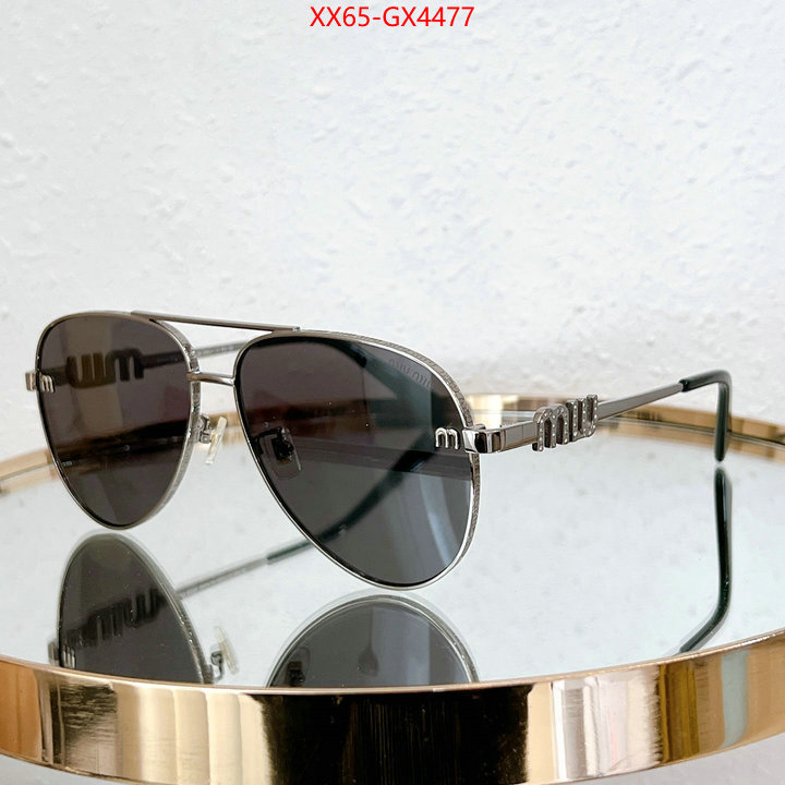 Glasses-Miu Miu what 1:1 replica ID: GX4477 $: 65USD