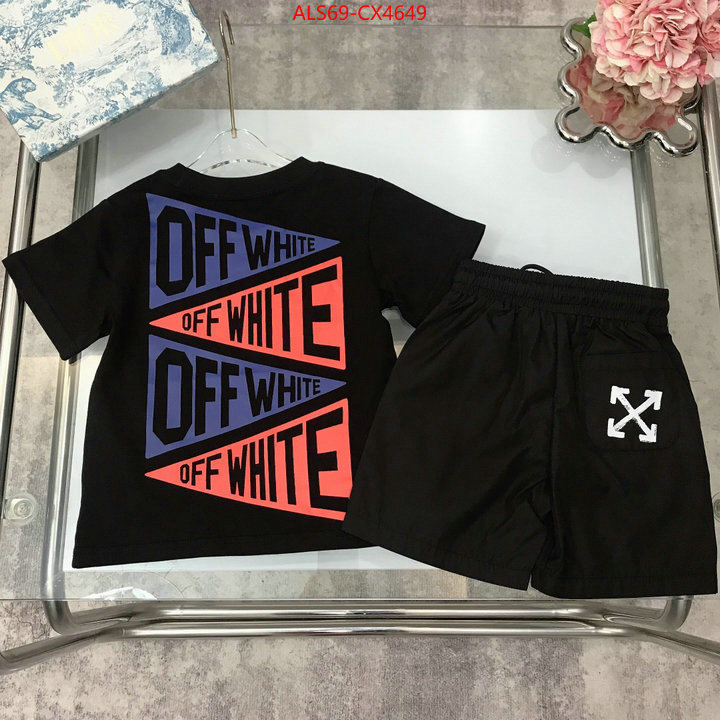 Kids clothing-OffWhite replica 2024 perfect luxury ID: CX4649 $: 69USD