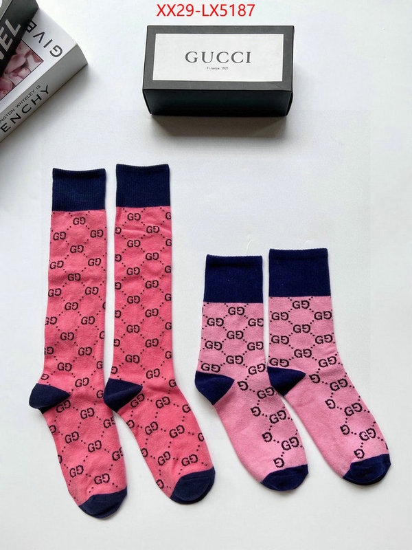 Sock-Gucci wholesale ID: LX5187 $: 29USD