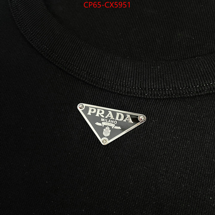 Clothing-Prada aaaaa+ replica designer ID: CX5951 $: 65USD