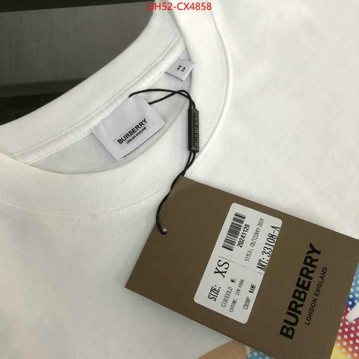 Clothing-Burberry wholesale ID: CX4858 $: 52USD