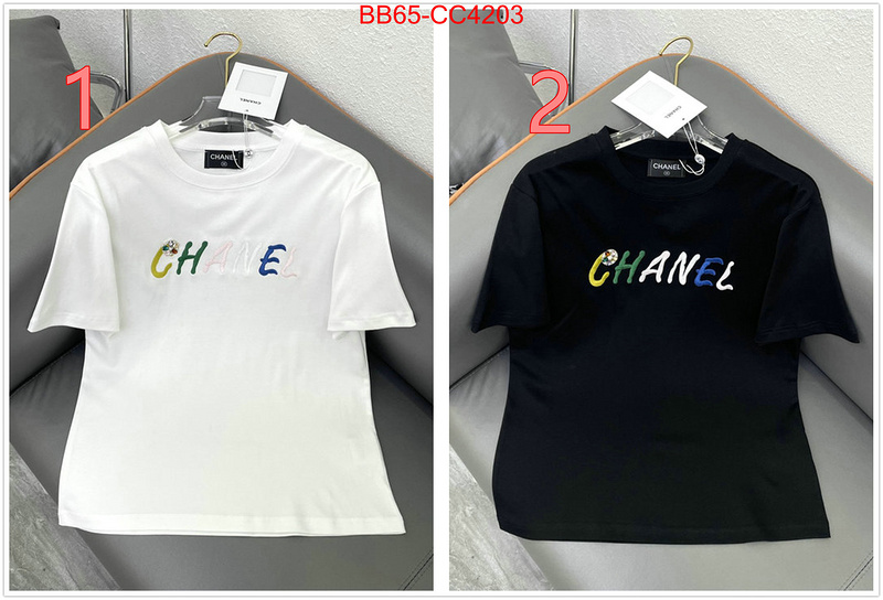 Clothing-Chanel styles & where to buy ID: CC4203 $: 65USD