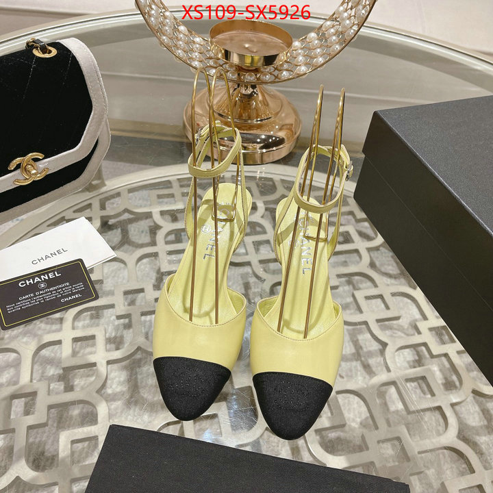 Women Shoes-Chanel luxury shop ID: SX5926 $: 109USD