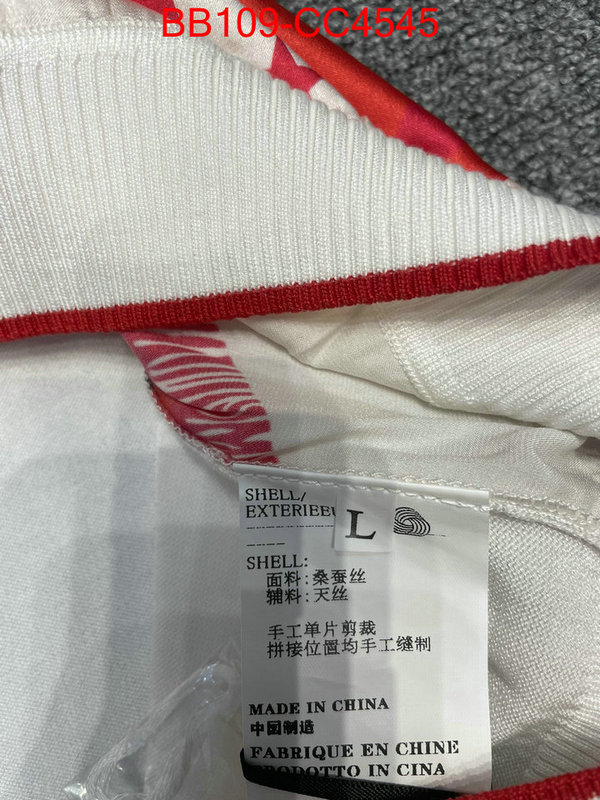 Clothing-Hermes wholesale replica shop ID: CC4545 $: 109USD