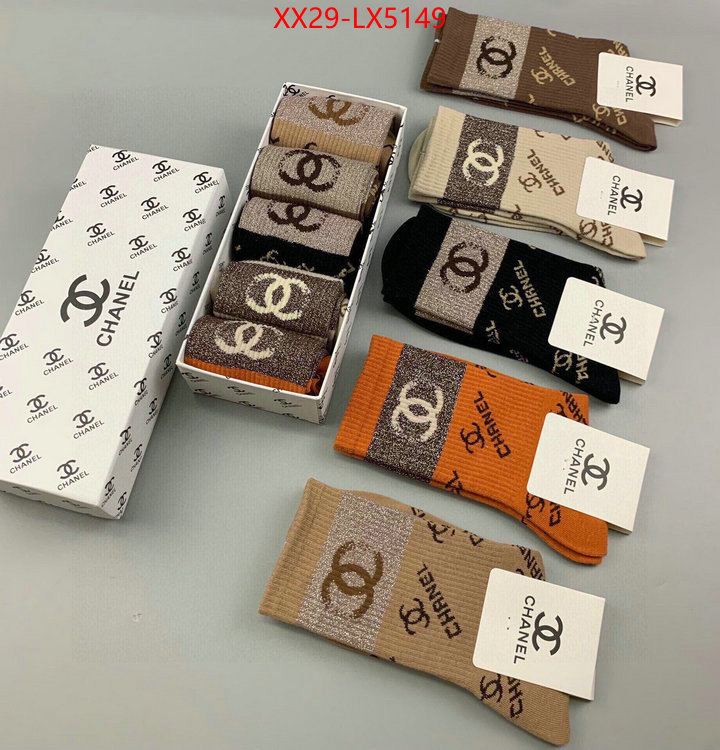 Sock-Chanel wholesale ID: LX5149 $: 29USD