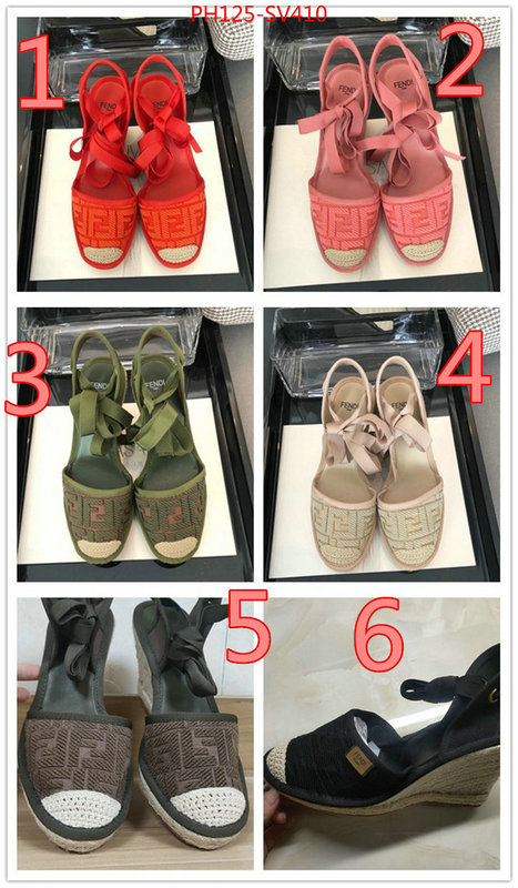 Women Shoes-Fendi top quality replica ID: SV410 $:125USD