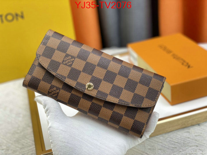 LV Bags(4A)-Wallet what is a counter quality ID: TV2076 $: 35USD,