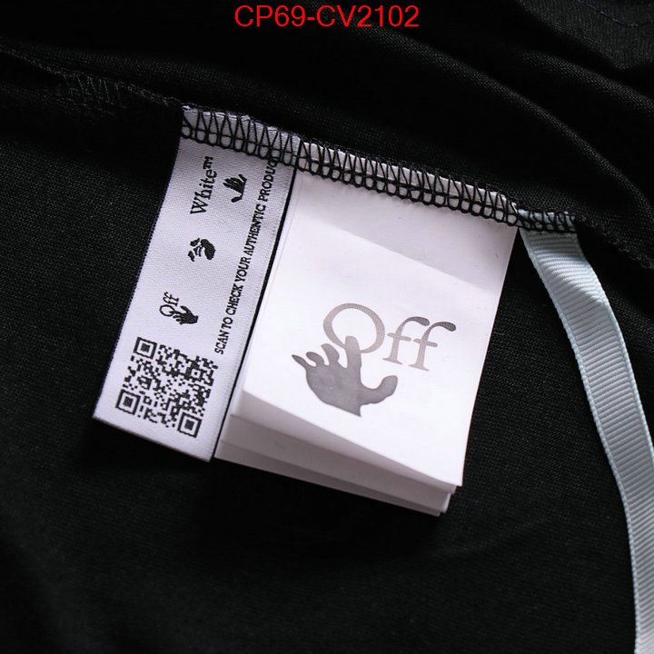 Clothing-OffWhite brand designer replica ID: CV2102 $: 69USD